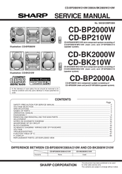 Sharp CD-BK210W Service Manual