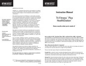 Homedics Tri-Fitness Plus HealthStation SC-535 Instruction Manual