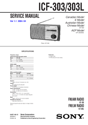 Sony CF-303 Service Manual
