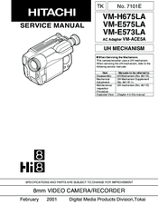 Hitachi VMH-675LA - Camcorder Service Manual