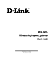 D-Link DSL-604+ User Manual
