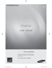 Samsung WF350ANG series User Manual