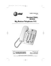 AT&T 915 User Manual