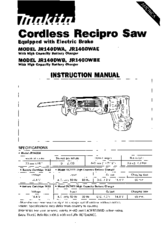 Makita JRl40DWBE Instruction Manual