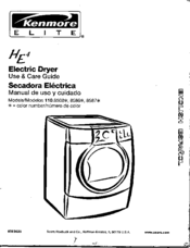 Kenmore Elite HE4 110.8508 Series Use & Care Manual