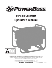 PowerBoss 30542 Operator's Manual