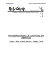 iRobot Roomba Discovery 4 Series Servicing And Repair Manual