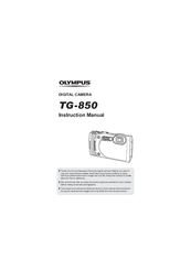 Olympus TG 850 Instruction Manual