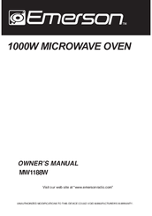 Emerson MW1188W Owner's Manual