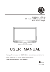 AWA MSDV1911-O3-D0 User Manual