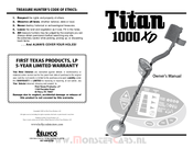 Titan 1000 XD Owner's Manual