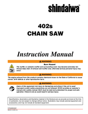 Shindaiwa 402s Instruction Manual