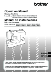 Brother 885-X29 Operation Manual