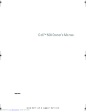 Dell Vostro  500 Owner's Manual