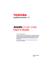 Toshiba Satellite CLICK 2 PRO User Manual