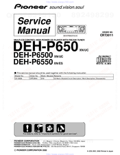 Pioneer Premier DEH-P650 Service Manual