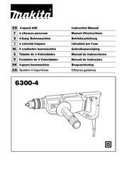 Makita 6300-4 Instruction Manual