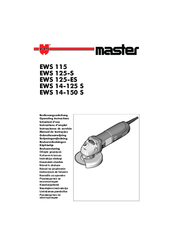 Master EWS 115 Operating Instructions Manual