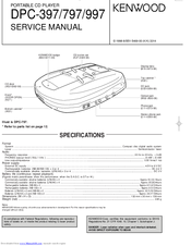 Kenwood DPC-397 Service Manual