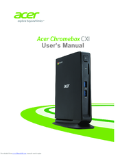 Acer ChromeBox CXI User Manual