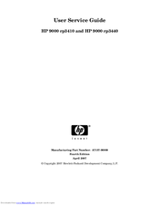 HP 9000 rp3410 User's & Service Manual