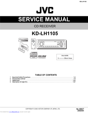 JVC KD-LH1105 Service Manual