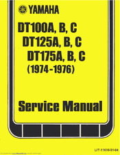 Yamaha DT175B 1974 Service Manual