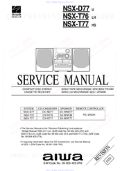 Aiwa NSX-D77 Service Manual