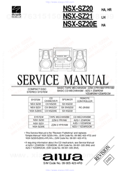 Aiwa NSX-SZ20 Service Manual