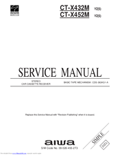 Aiwa CT-X452M Service Manual