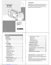 Casio QV-200 Owner's Manual