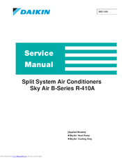 Daikin Sky Air B-Series R-410A Service Manual