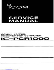 Icom IC0PCR1000 Service Manual