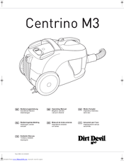 Dirt Devil Centrino M3 Operating Manual