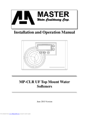 Master MP-CLR-60 Installation And Operation Manual
