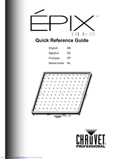 Chauvet EPIX TILE 2.0 Quick Reference Manual
