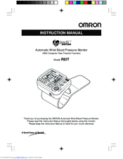 Omron R8IT Instruction Manual