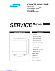 Samsung SyncMaster 900p CSH9839L Service Manual