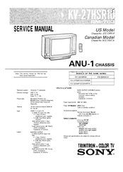 Sony Trinitron KV-27HSR10 Service Manual