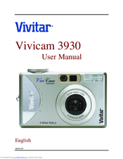 Vivitar Vivicam 3930 User Manual