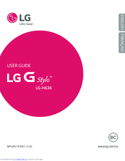 LG G Stylo H636 User Manual