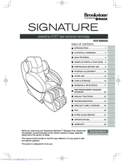 Brookstone INADA Signature HCP-S8900A Operating Manual