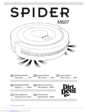 Dirt Devil Spider M607 Operating Manual