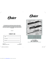 Oster HCSTPRHS11-049 Instruction Manual