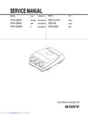 Sony VPH-G90E Service Manual