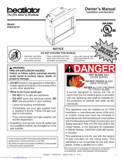 Heatilator RAVE3012I Owner's Manual