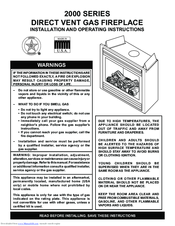 Mhsc 2000 SERIES Installation And Operating Instructions Manual