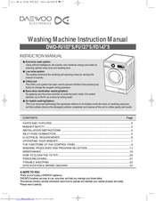 Daewoo DWD-FU107'S Instruction Manual
