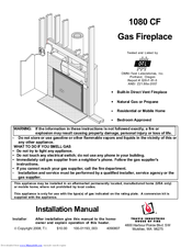 Travis Industries 1080 CF Installation Manual