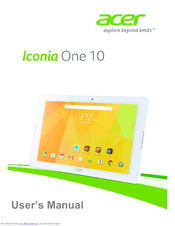Acer Iconica One 10 User Manual